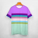 Color Palette Stripes Cotton T-shirt 45