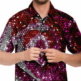 Mosaic Heart Button Down Shirt