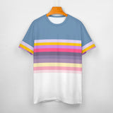 Color Palette Stripes Cotton T-shirt 51