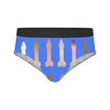 Dick Pattern Mid Rise Briefs