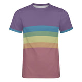 Color Palette Stripes Cotton T-shirt 44