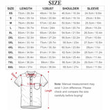 Abstract Prismatic Faux Linen Button Down Shirt with chest pocket