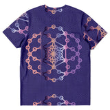 Purple Snake Geometric T-shirt