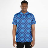 Geometric Star Polo Shirt