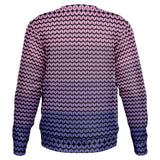 Color Palette Knit Effect Sweatshirt