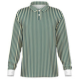 Striped Long Sleeve Polo