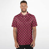 Geometric Star Polo Shirt