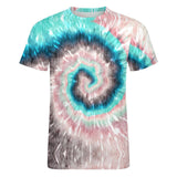 Multi-color Palette Tie Dye Cotton T-shirt 9