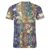 Embossed Pastel Grass Cotton T-Shirt 2