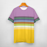 Color Palette Stripes Cotton T-shirt 47