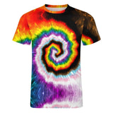 Rainbow Pride Tie Dye Cotton T-Shirt