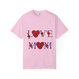 Love Mom Rose Graphic Unisex T-Shirt - Perfect Gift for Mother's Day