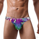 Men's Bikini Underwear embossed rainbow