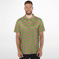 Geometric Star Polo Shirt