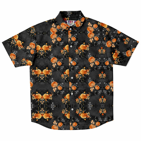 Gothic Floral Button Down