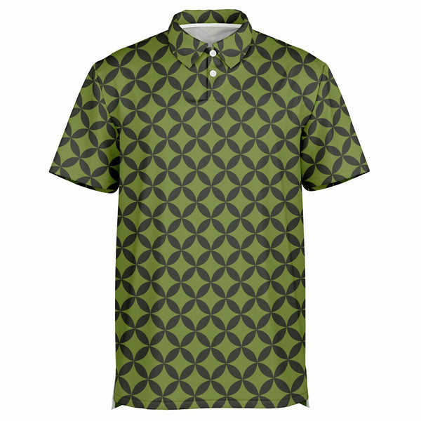 Geometric Star Polo Shirt