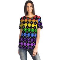 Rainbow Pride Argyle T-shirt