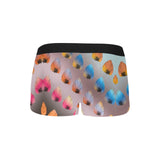 Leaf Pattern Boxer Briefs with Fly