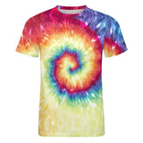 Multi-color Palette Tie Dye Cotton T-shirt 8