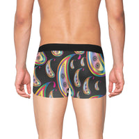 Paisley Pattern Boxer Briefs with Fly