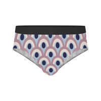 Rainbow Pattern Men's Mid Rise Briefs