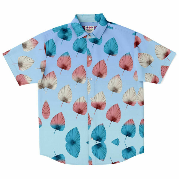 Color Palette Leaves Button Down Shirt