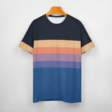 Color Palette Stripes Cotton T-shirt 18