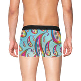 Paisley Pattern Boxer Briefs with Fly