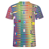 Mini Pride Flags Cotton T-Shirt
