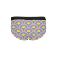 Rainbow Pattern Men's Mid Rise Briefs