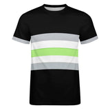 Color Palette Stripes Cotton T-shirt 27