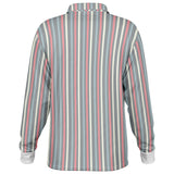 Multicolor Striped Long Sleeve Polo