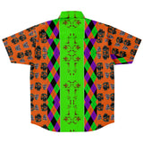 Halloween Argyle Button Down