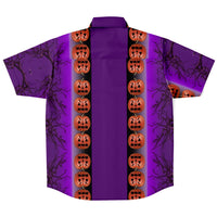 Angry Jack O Lantern Button Down