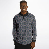 Argyle Long Sleeve Polo