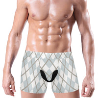 Argyle Men's Elephant Pouch Boxer Briefs