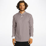 Striped Long Sleeve Polo