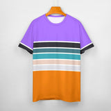 Color Palette Stripes Cotton T-shirt 52