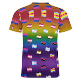 Mini Pride Flags Cotton T-Shirt t-shirt
