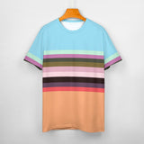 Color Palette Stripes Cotton T-shirt 1