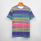 Unisex Gradient Paint Cotton T-Shirt