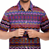 Purple Fields Button Down