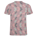 Unisex Half Rainbow Pattern Cotton T-Shirt