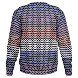 Color Palette Knit Effect Sweatshirt