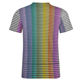 Rainbow Pride Knit Pattern Cotton T-Shirt