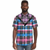 Pride Plaid Button Down Shirt