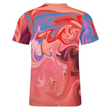 Liquid Paint Effect Cotton T-Shirt