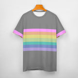 Pride Color Palette Stripes Cotton T-shirt 58