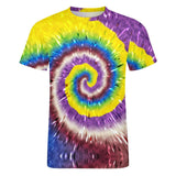 Multi-color Palette Tie Dye Cotton T-shirt 26