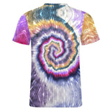 Multi-color Palette Tie Dye Cotton T-shirt 3